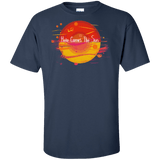 T-Shirts Navy / XLT Here Comes The Sun (1) Tall T-Shirt
