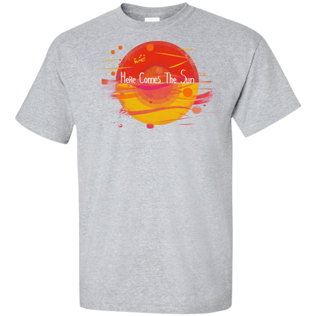 T-Shirts Sport Grey / XLT Here Comes The Sun (1) Tall T-Shirt