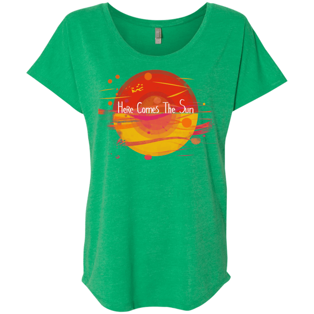 T-Shirts Envy / X-Small Here Comes The Sun (1) Triblend Dolman Sleeve