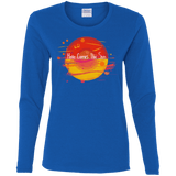 T-Shirts Royal / S Here Comes The Sun (1) Women's Long Sleeve T-Shirt
