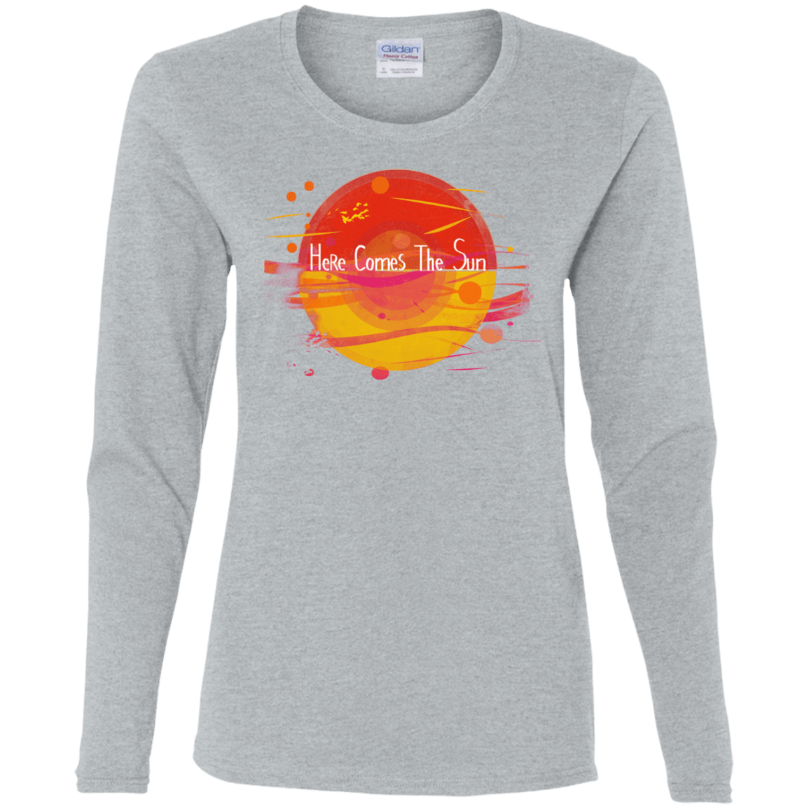 T-Shirts Sport Grey / S Here Comes The Sun (1) Women's Long Sleeve T-Shirt