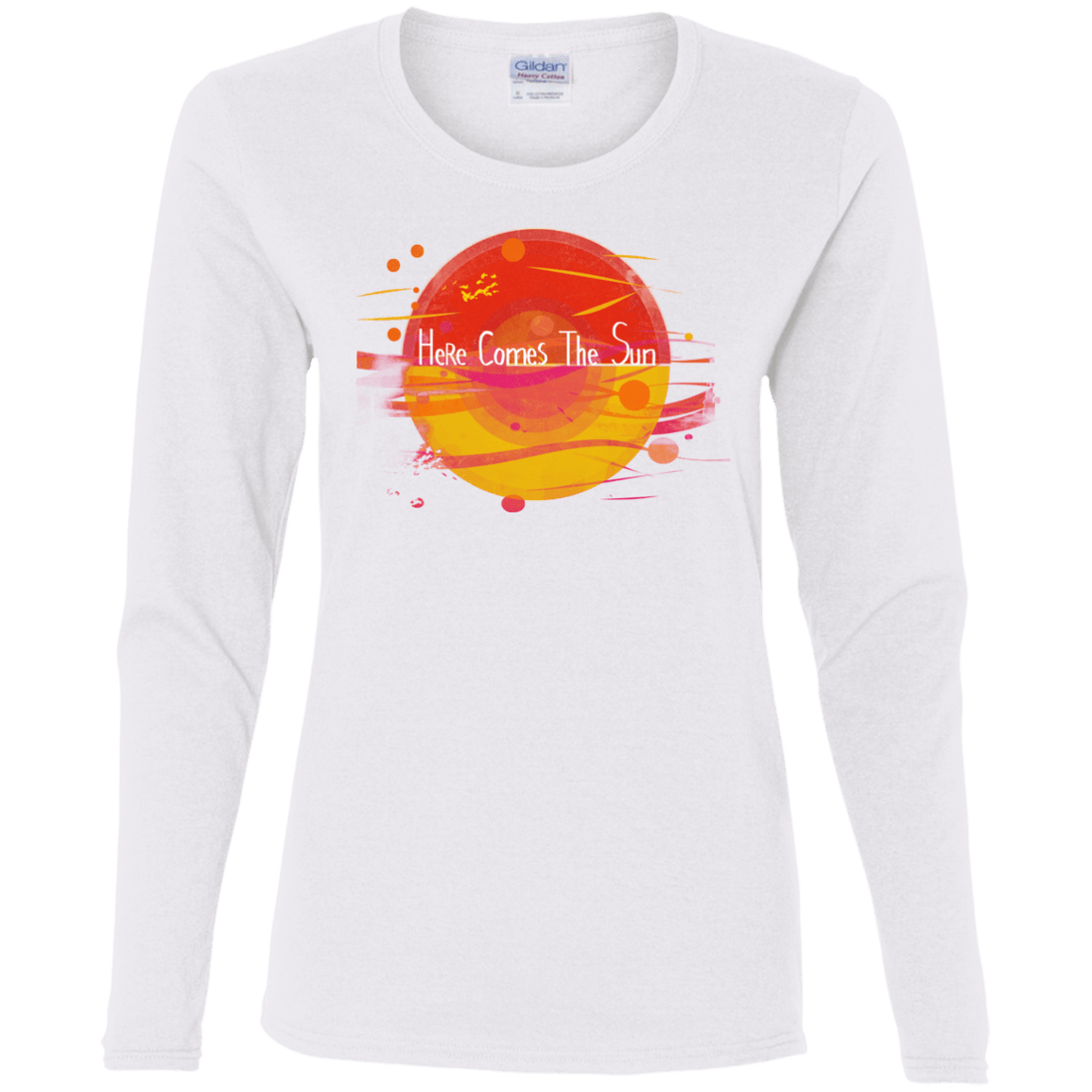 T-Shirts White / S Here Comes The Sun (1) Women's Long Sleeve T-Shirt