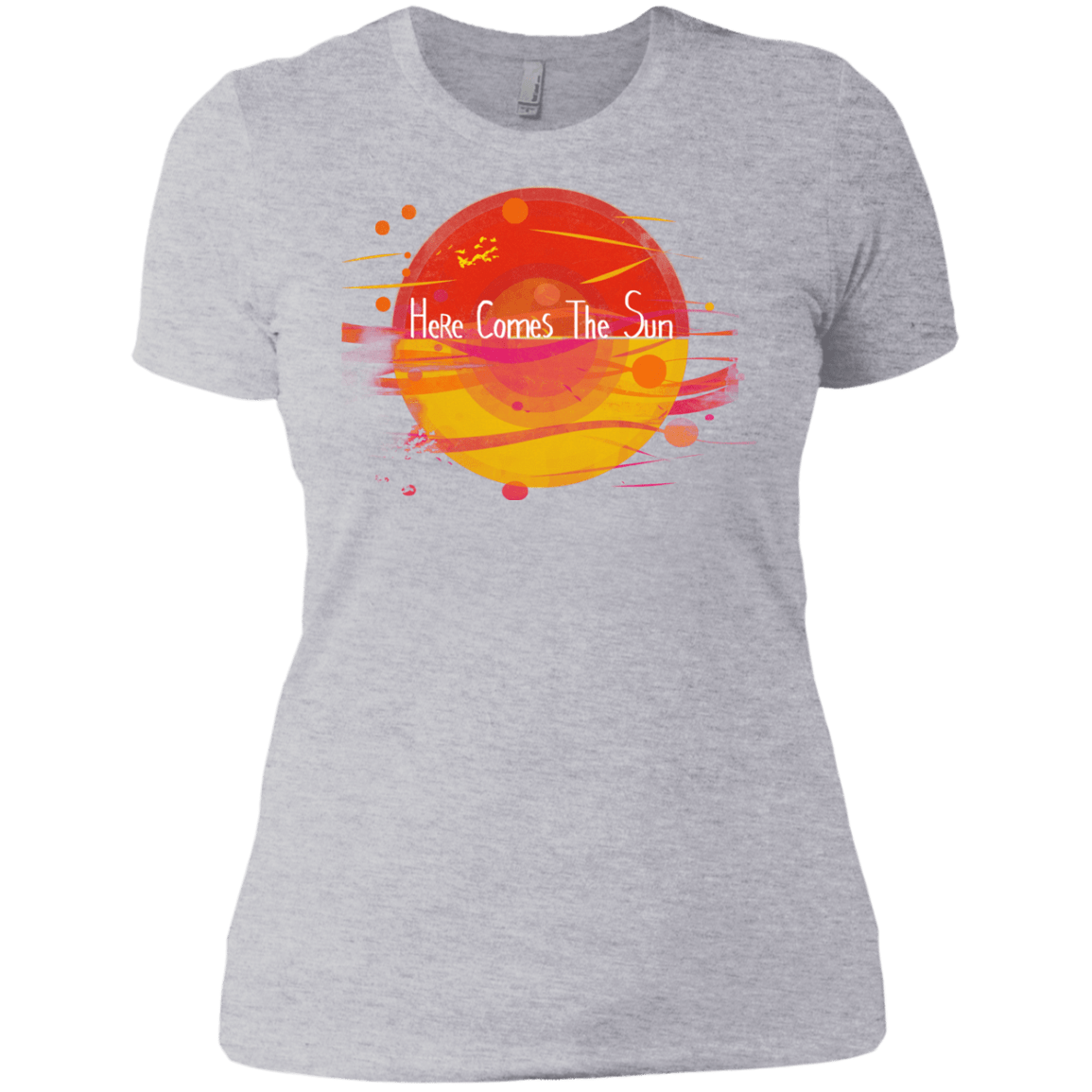 T-Shirts Heather Grey / X-Small Here Comes The Sun (1) Women's Premium T-Shirt