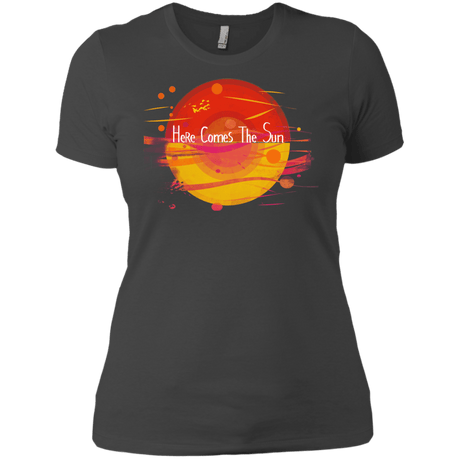 T-Shirts Heavy Metal / X-Small Here Comes The Sun (1) Women's Premium T-Shirt