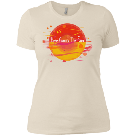 T-Shirts Ivory/ / X-Small Here Comes The Sun (1) Women's Premium T-Shirt