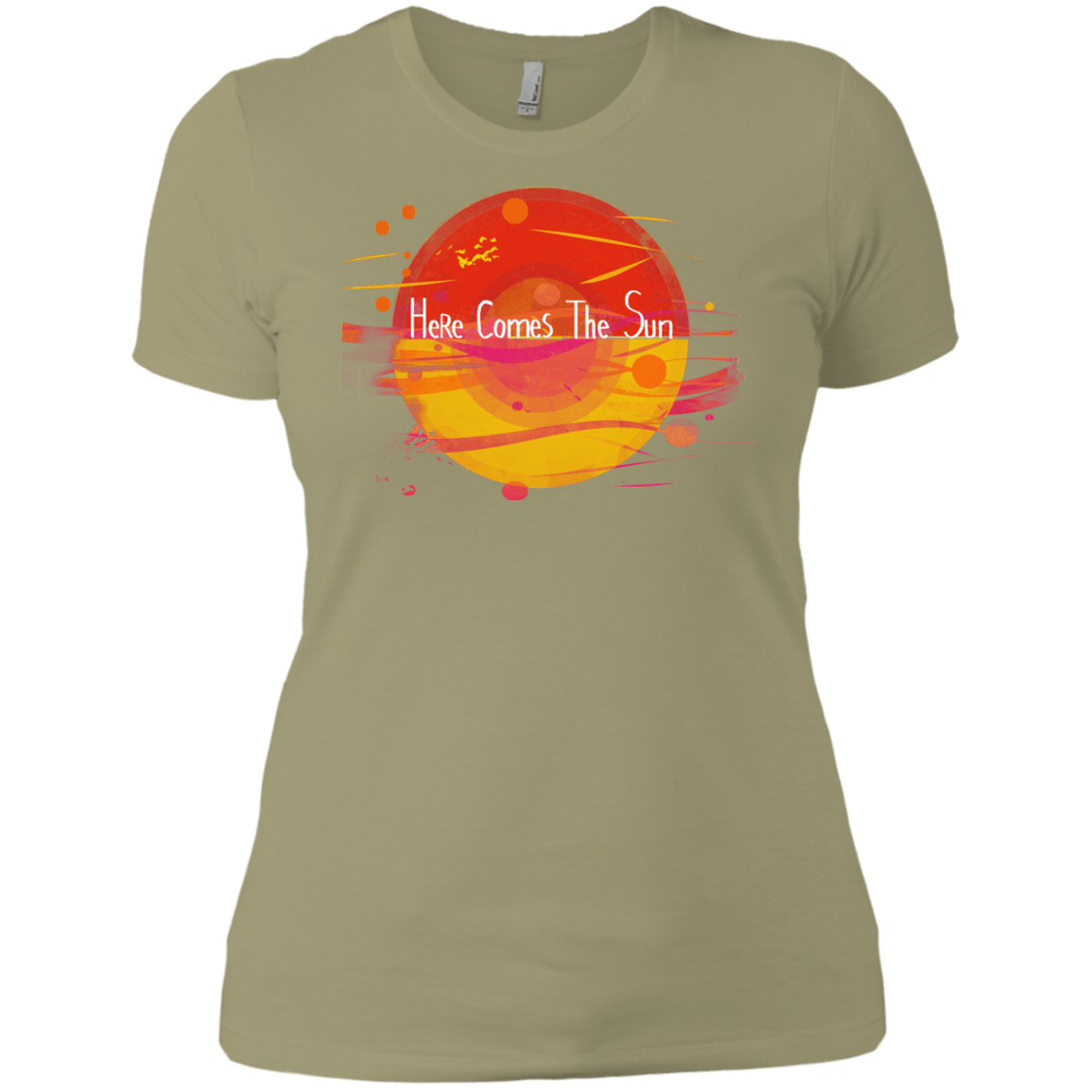 T-Shirts Light Olive / X-Small Here Comes The Sun (1) Women's Premium T-Shirt
