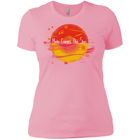 T-Shirts Light Pink / X-Small Here Comes The Sun (1) Women's Premium T-Shirt