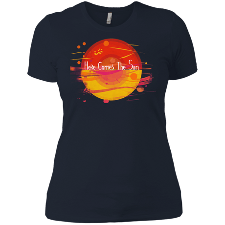 T-Shirts Midnight Navy / X-Small Here Comes The Sun (1) Women's Premium T-Shirt
