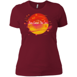 T-Shirts Scarlet / X-Small Here Comes The Sun (1) Women's Premium T-Shirt