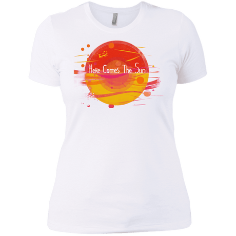 T-Shirts White / X-Small Here Comes The Sun (1) Women's Premium T-Shirt