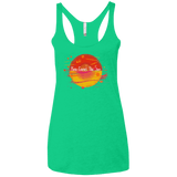 T-Shirts Envy / X-Small Here Comes The Sun (1) Women's Triblend Racerback Tank