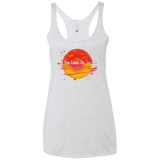 T-Shirts Heather White / X-Small Here Comes The Sun (1) Women's Triblend Racerback Tank