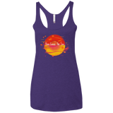 T-Shirts Purple Rush / X-Small Here Comes The Sun (1) Women's Triblend Racerback Tank