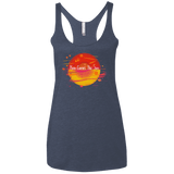 T-Shirts Vintage Navy / X-Small Here Comes The Sun (1) Women's Triblend Racerback Tank