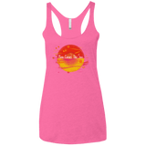 T-Shirts Vintage Pink / X-Small Here Comes The Sun (1) Women's Triblend Racerback Tank
