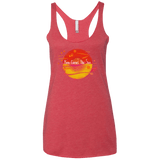 T-Shirts Vintage Red / X-Small Here Comes The Sun (1) Women's Triblend Racerback Tank
