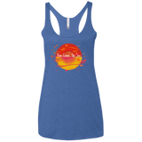 T-Shirts Vintage Royal / X-Small Here Comes The Sun (1) Women's Triblend Racerback Tank