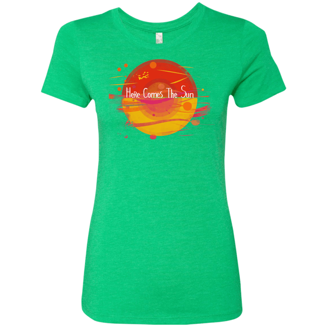 T-Shirts Envy / S Here Comes The Sun (1) Women's Triblend T-Shirt