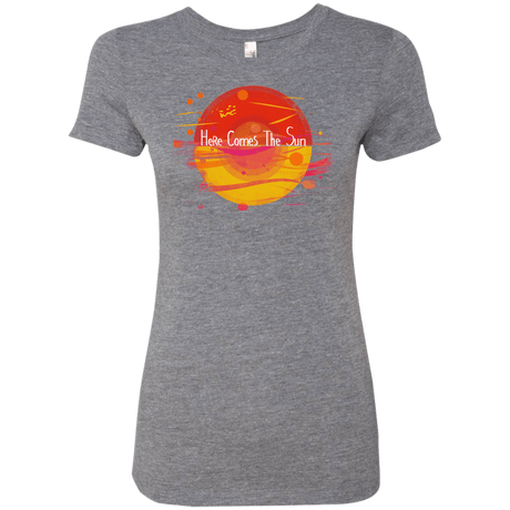 T-Shirts Premium Heather / S Here Comes The Sun (1) Women's Triblend T-Shirt