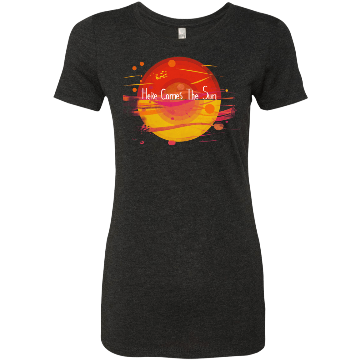 T-Shirts Vintage Black / S Here Comes The Sun (1) Women's Triblend T-Shirt