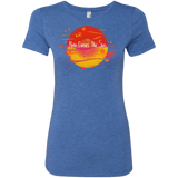 T-Shirts Vintage Royal / S Here Comes The Sun (1) Women's Triblend T-Shirt