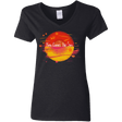 T-Shirts Black / S Here Comes The Sun (1) Women's V-Neck T-Shirt