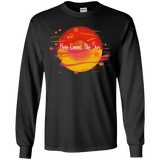 T-Shirts Black / YS Here Comes The Sun (1) Youth Long Sleeve T-Shirt
