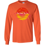 T-Shirts Orange / YS Here Comes The Sun (1) Youth Long Sleeve T-Shirt