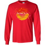 T-Shirts Red / YS Here Comes The Sun (1) Youth Long Sleeve T-Shirt
