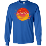 T-Shirts Royal / YS Here Comes The Sun (1) Youth Long Sleeve T-Shirt
