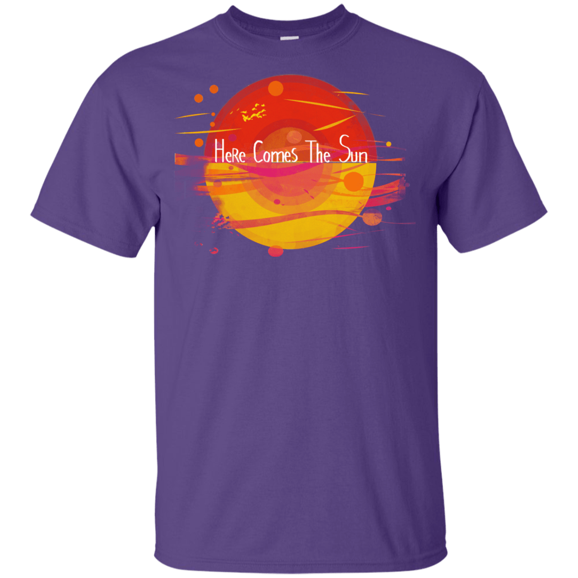 T-Shirts Purple / YXS Here Comes The Sun (1) Youth T-Shirt