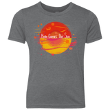 T-Shirts Premium Heather / YXS Here Comes The Sun (1) Youth Triblend T-Shirt