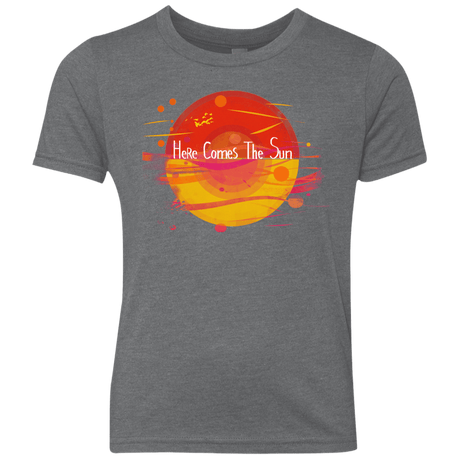 T-Shirts Premium Heather / YXS Here Comes The Sun (1) Youth Triblend T-Shirt