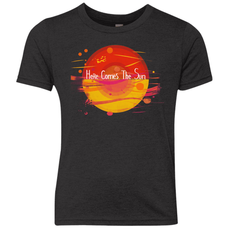 T-Shirts Vintage Black / YXS Here Comes The Sun (1) Youth Triblend T-Shirt