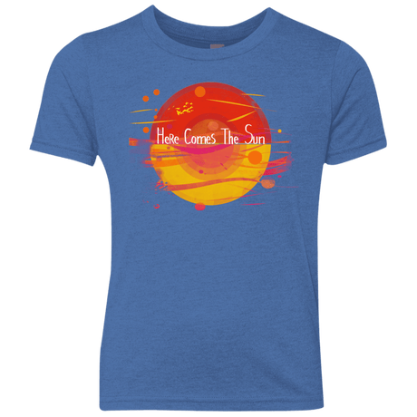 T-Shirts Vintage Royal / YXS Here Comes The Sun (1) Youth Triblend T-Shirt