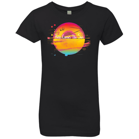 T-Shirts Black / YXS Here Comes The Sun (2) Girls Premium T-Shirt