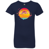 T-Shirts Midnight Navy / YXS Here Comes The Sun (2) Girls Premium T-Shirt