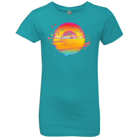T-Shirts Tahiti Blue / YXS Here Comes The Sun (2) Girls Premium T-Shirt