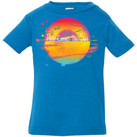 T-Shirts Cobalt / 6 Months Here Comes The Sun (2) Infant Premium T-Shirt