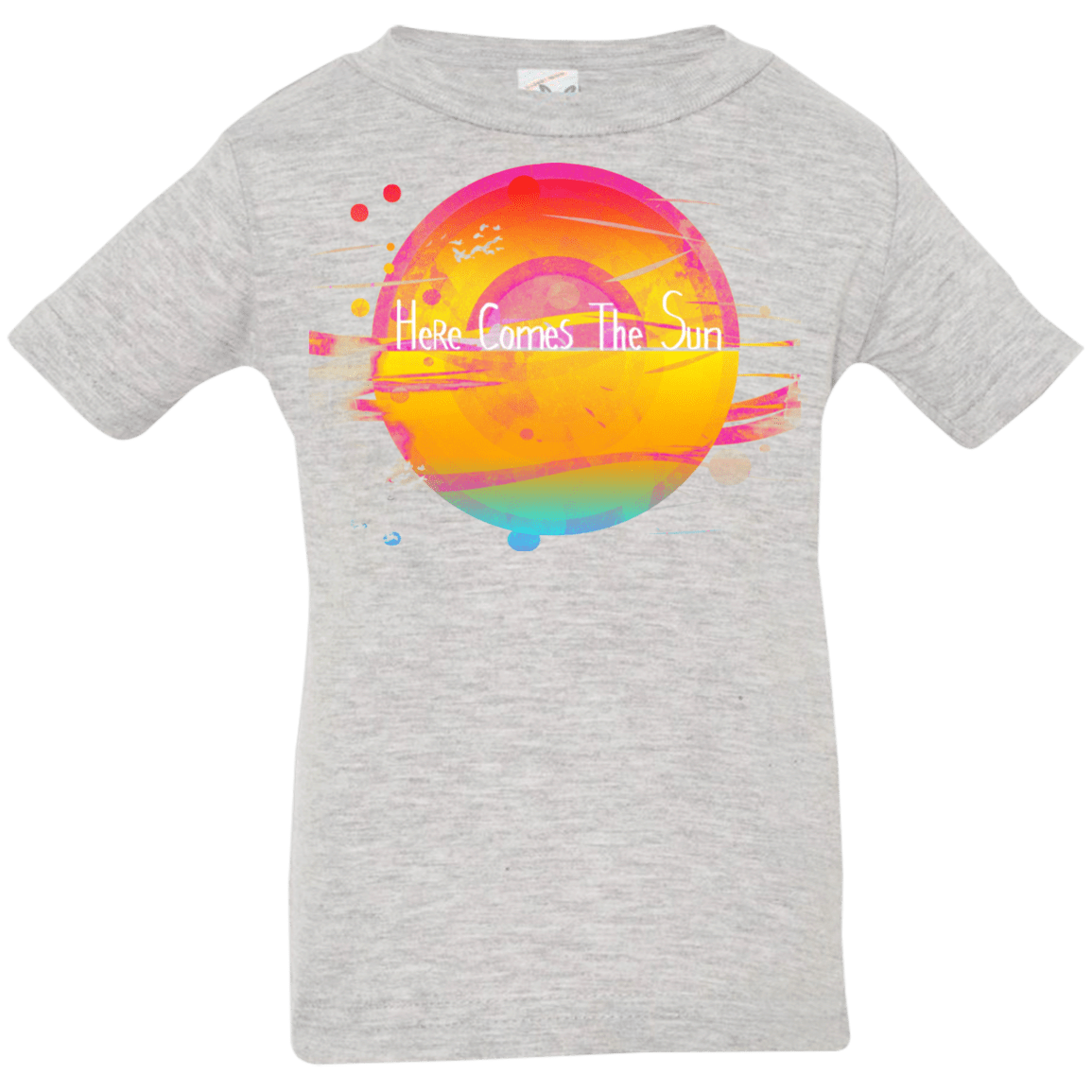T-Shirts Heather Grey / 6 Months Here Comes The Sun (2) Infant Premium T-Shirt