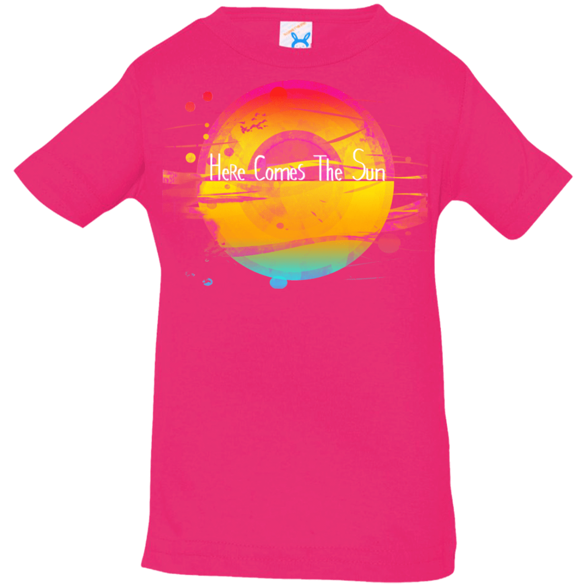 T-Shirts Hot Pink / 6 Months Here Comes The Sun (2) Infant Premium T-Shirt