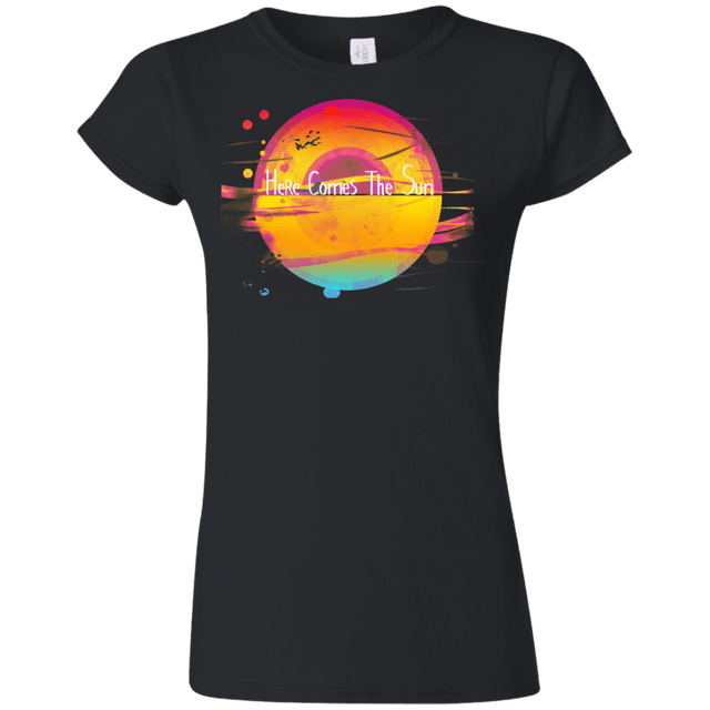 T-Shirts Black / S Here Comes The Sun (2) Junior Slimmer-Fit T-Shirt