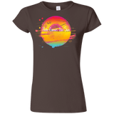 T-Shirts Dark Chocolate / S Here Comes The Sun (2) Junior Slimmer-Fit T-Shirt