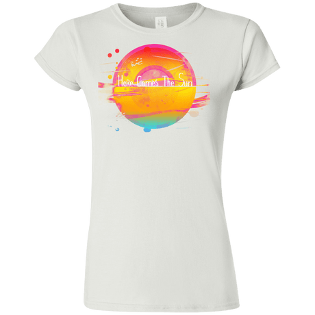 T-Shirts White / S Here Comes The Sun (2) Junior Slimmer-Fit T-Shirt