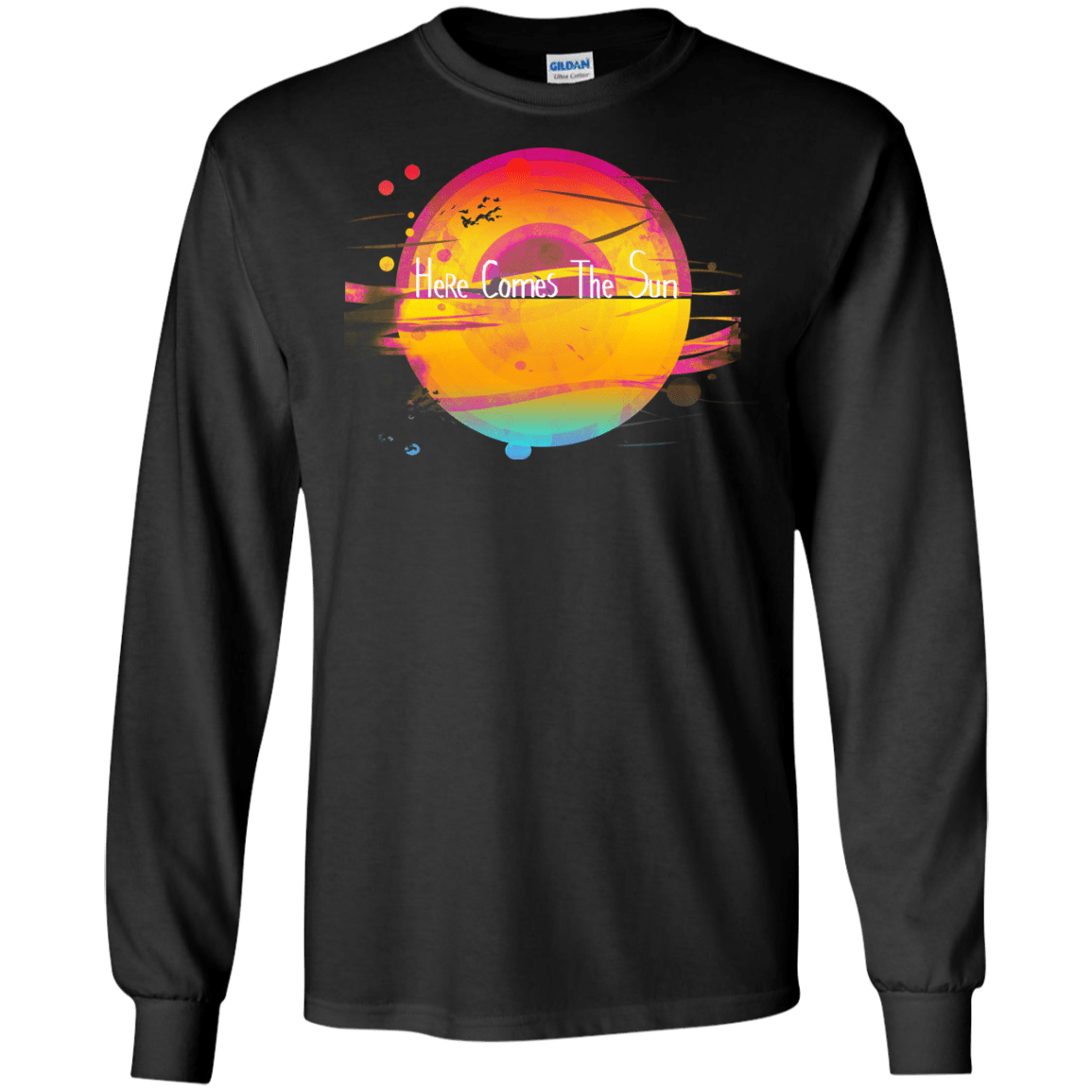 T-Shirts Black / S Here Comes The Sun (2) Men's Long Sleeve T-Shirt