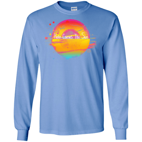 T-Shirts Carolina Blue / S Here Comes The Sun (2) Men's Long Sleeve T-Shirt