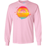 T-Shirts Light Pink / S Here Comes The Sun (2) Men's Long Sleeve T-Shirt