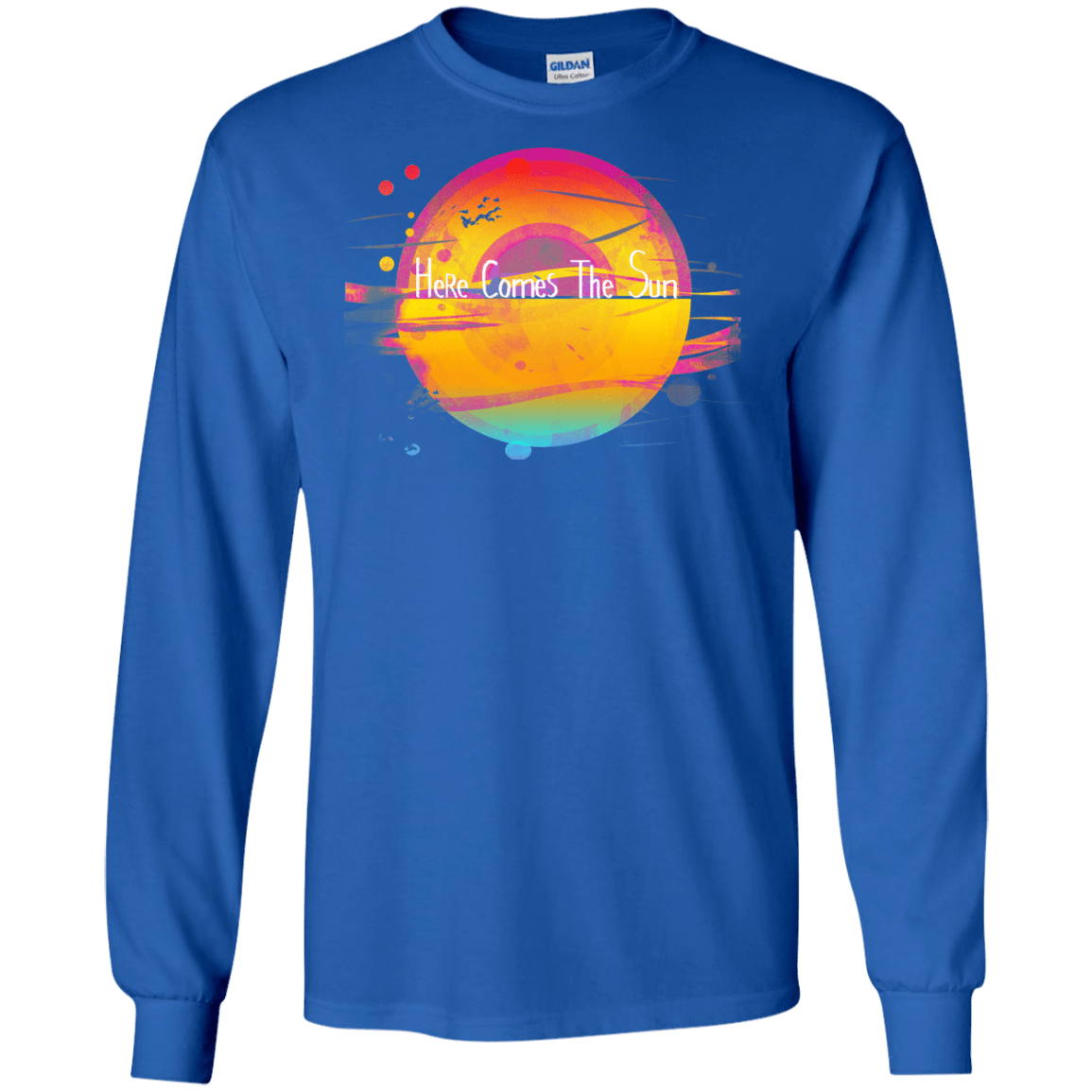 T-Shirts Royal / S Here Comes The Sun (2) Men's Long Sleeve T-Shirt