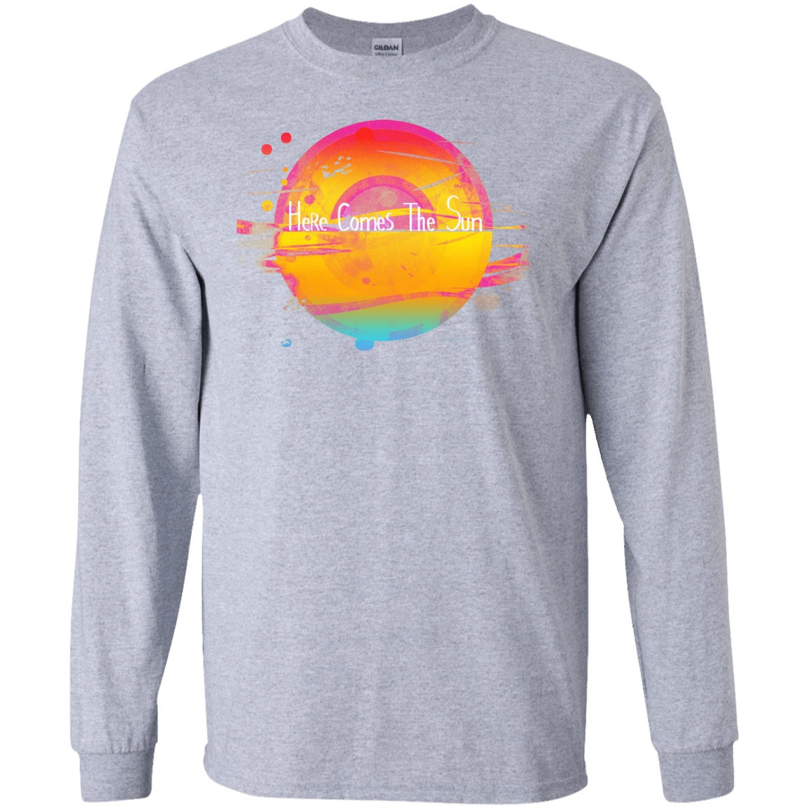 T-Shirts Sport Grey / S Here Comes The Sun (2) Men's Long Sleeve T-Shirt