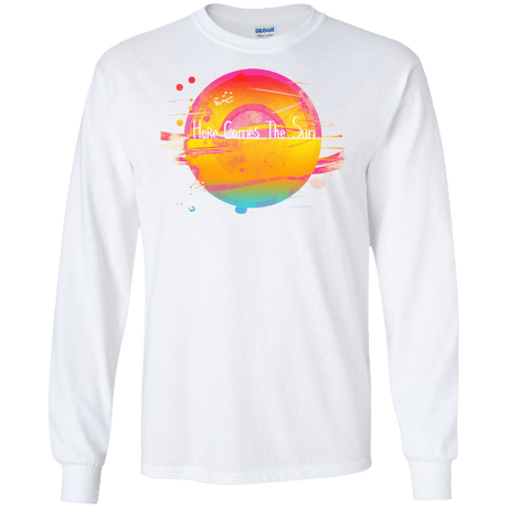 T-Shirts White / S Here Comes The Sun (2) Men's Long Sleeve T-Shirt